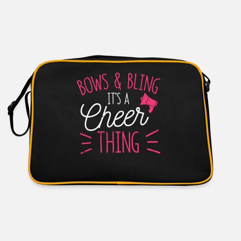 Bows & Bling c’est une pom-pom girl de cheer-thing Sac Retro