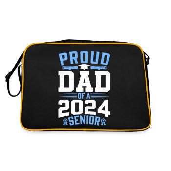 Drôle de fier père d’un cadeau de fin d’études - Sac Retro - noir/or - Dos
