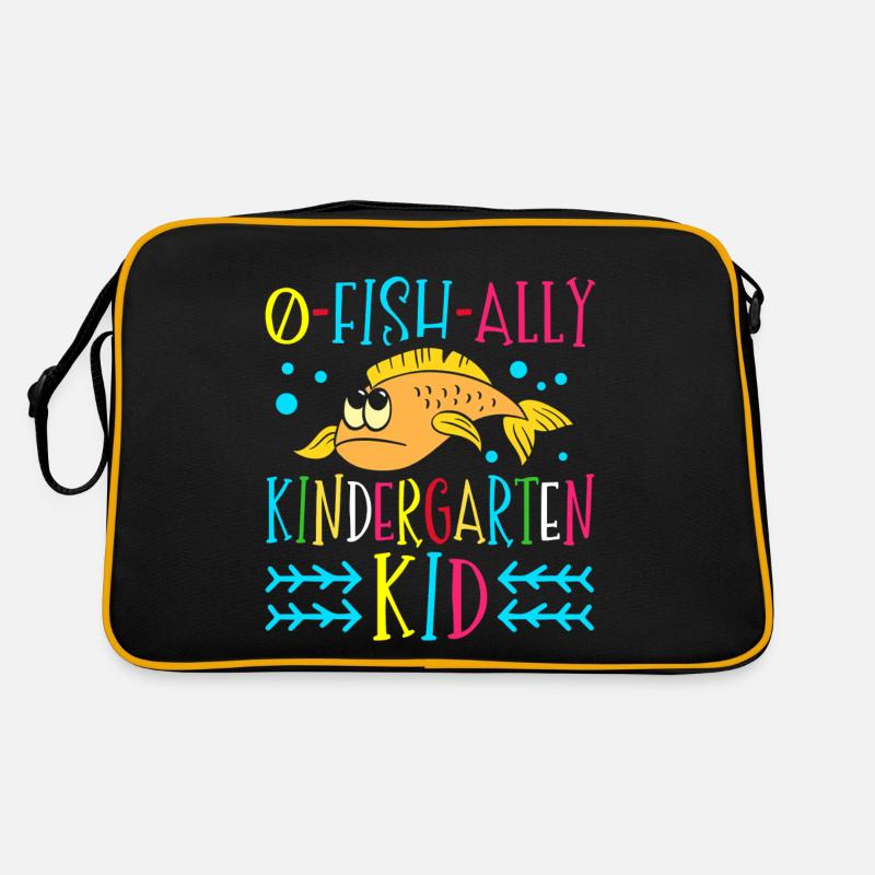 O-fish-ally Kindergartenkind 100 Tage Im Retro Tasche