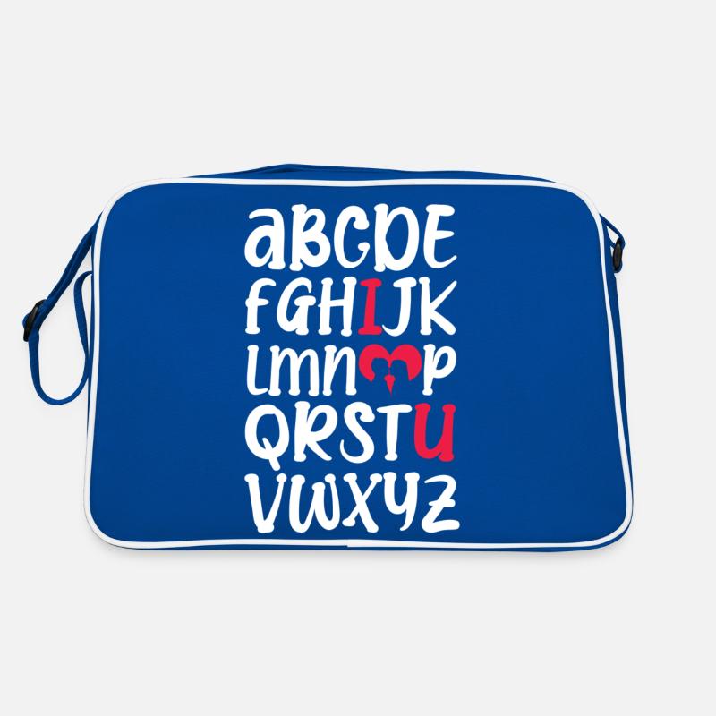 Alphabet de l’amour romantique Saint-Valentin Sac Retro