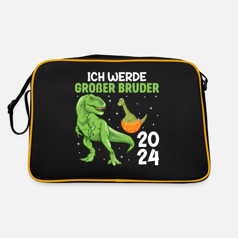 Ich Werde Großer Bruder 2024 Schwangerschaft Retro Tasche