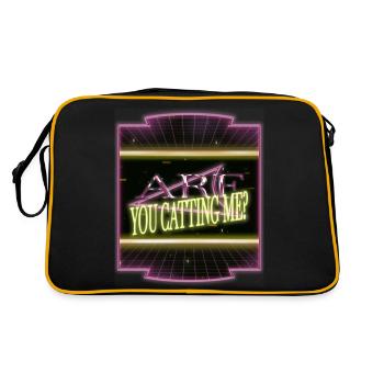Chat Humour Mignon Avocats Blague persane - Sac Retro - noir/or - Dos