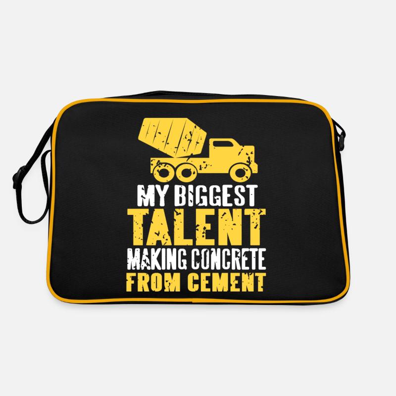Biggest Talent Making Concrete From Cement Retro Retro Bag