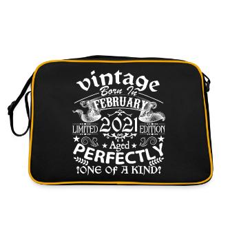 February 2021 | anniversary 2021 Vintage February - Retro Bag - black/gold - Back