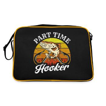 Pêcheur à temps partiel - Sac Retro - noir/or - Dos