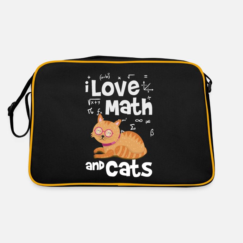 Les mathématiques et les chats Sac Retro
