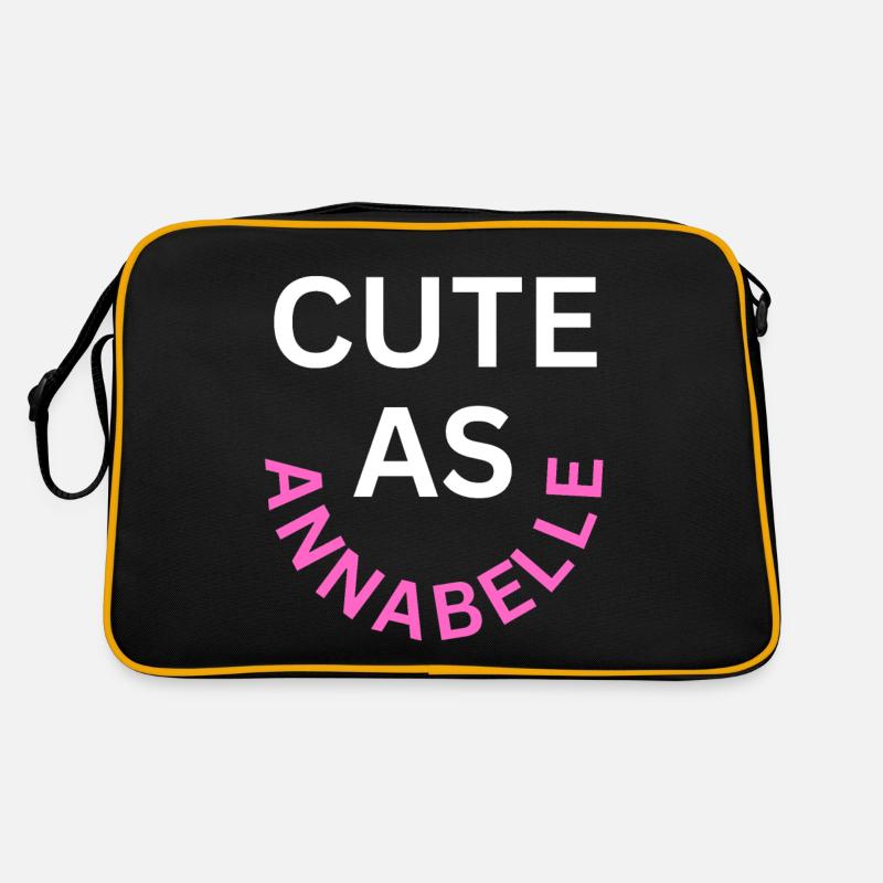 Cute as Annabelle Name Retro Bag