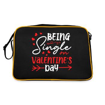 Être célibataire le jour de la Saint-Valentin Hearts Solo Celebrant - Sac Retro - noir/or - Dos