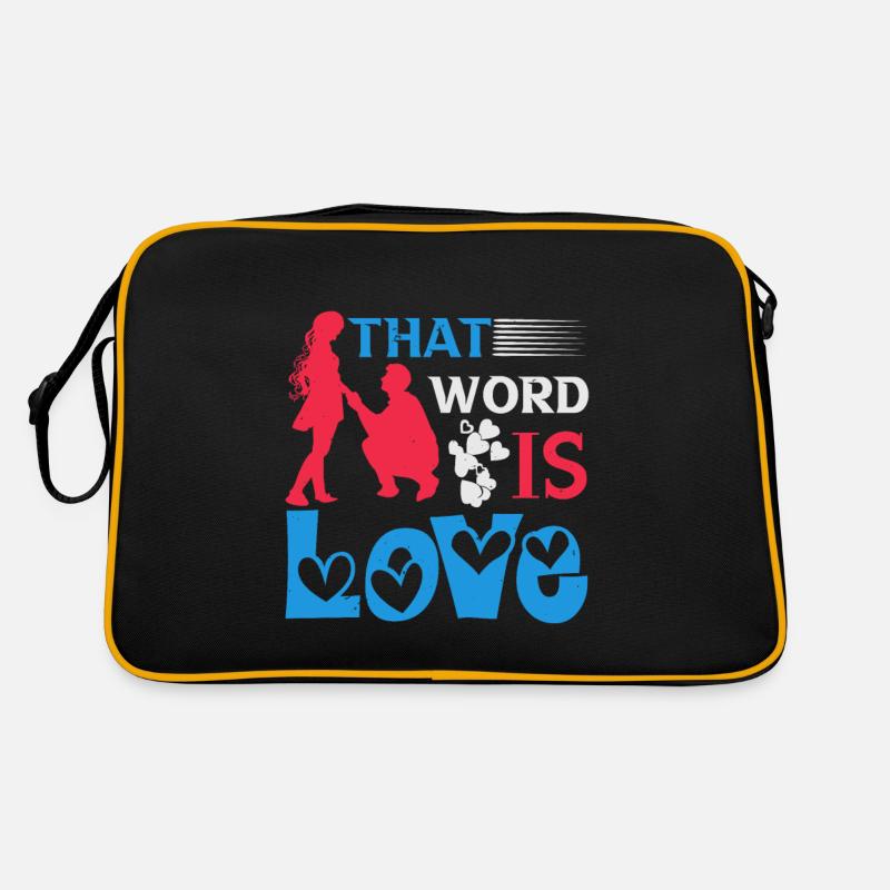 CE MOT EST AMOUR Sac Retro