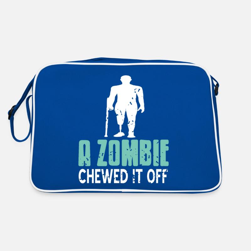 Un zombie l’a mâché Rétro Funny Prosthesis Sac Retro
