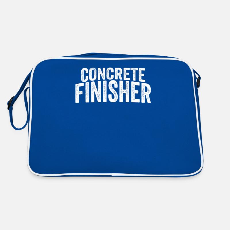 Concrete Finisher Funny Construction Worker Mason Retro Bag