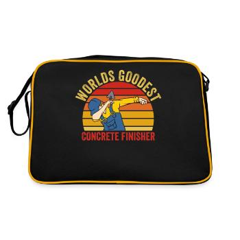 Le meilleur cimentier finisseur de béton au monde - Sac Retro - noir/or - Dos