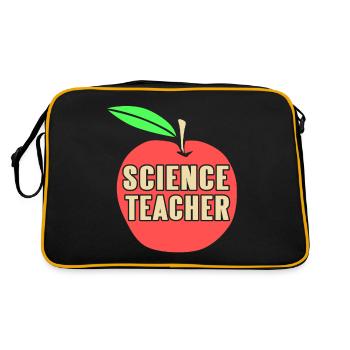 Professeur de sciences Mignon Rétro Teacher Designs - Sac Retro - noir/or - Dos