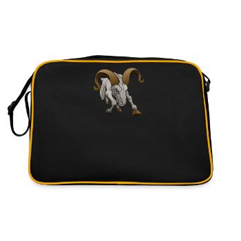 capricorne - Sac Retro - noir/or - Dos