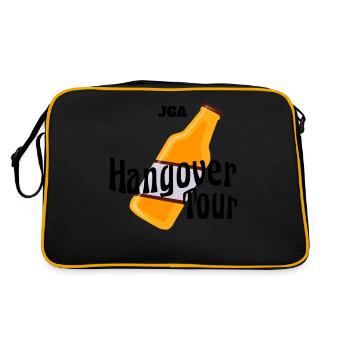 Hangover Tour JGA - Retro Bag - black/gold - Back