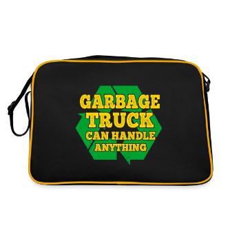 Le camion à ordures peut gérer tout ce que Garbage Man Gift - Sac Retro - noir/or - Dos