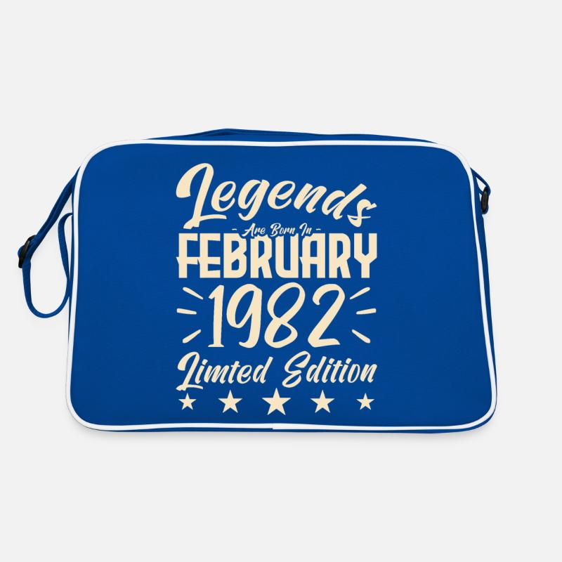1982 Geburt. Geburtstagsgeschenk. Retro Tasche