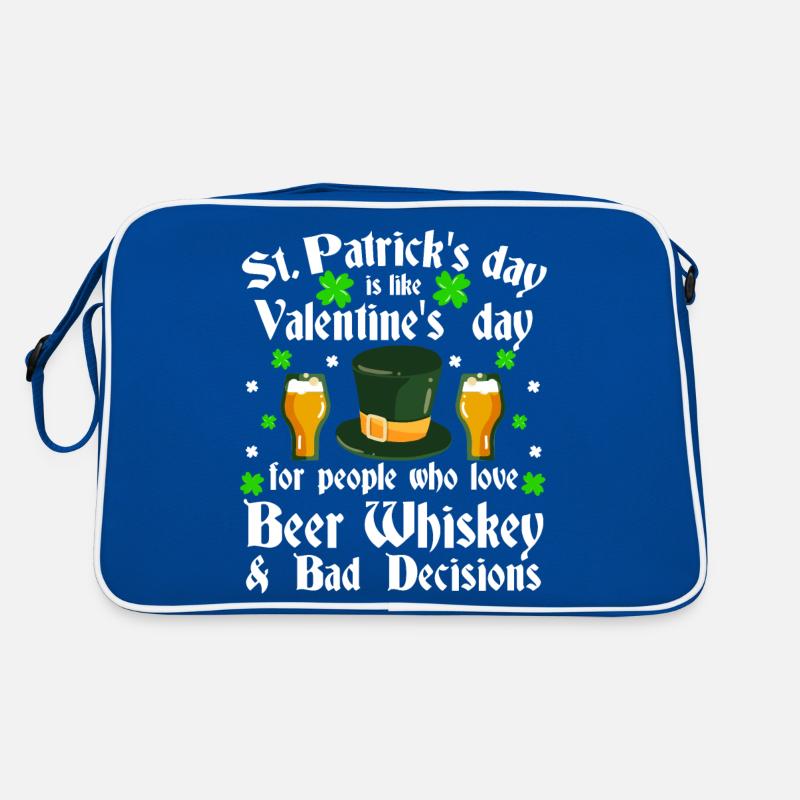 Funny st patrick's day paddy saint patrick irish Retro Bag