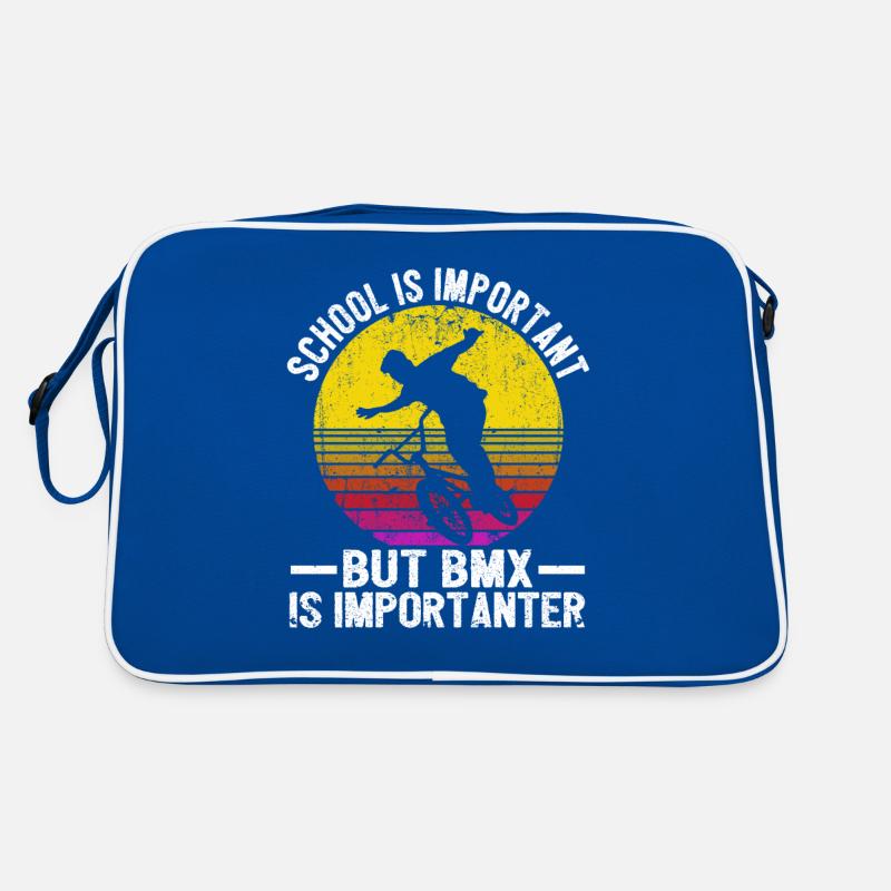 Fun school is important but Bmx is more important Retro Bag