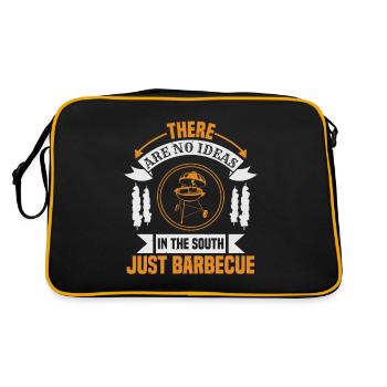 ES GIBT KEINE IDEEN IM SÜDEN NUR GRILLEN - Retro Tasche - Schwarz/Gold - Hinten