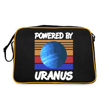 Propulsé par URANUS Retro Solar System Planet - Sac Retro - noir/or - Dos