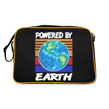 Propulsé par EARTH Retro Solar System Planet Designs - Sac Retro - noir/or - Dos