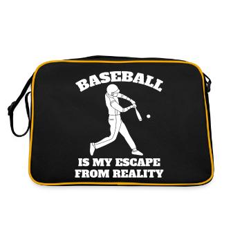 Baseball players Baseball players Baseball team - Retro Bag - black/gold - Back