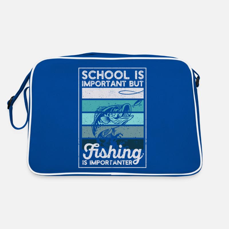 L’école est importante, mais la pêche l’est encore plus Sac Retro