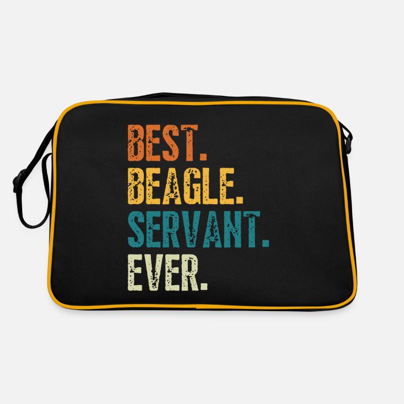 MEILLEUR SERVITEUR BEAGLE DE TOUS LES TEMPS Sac Retro