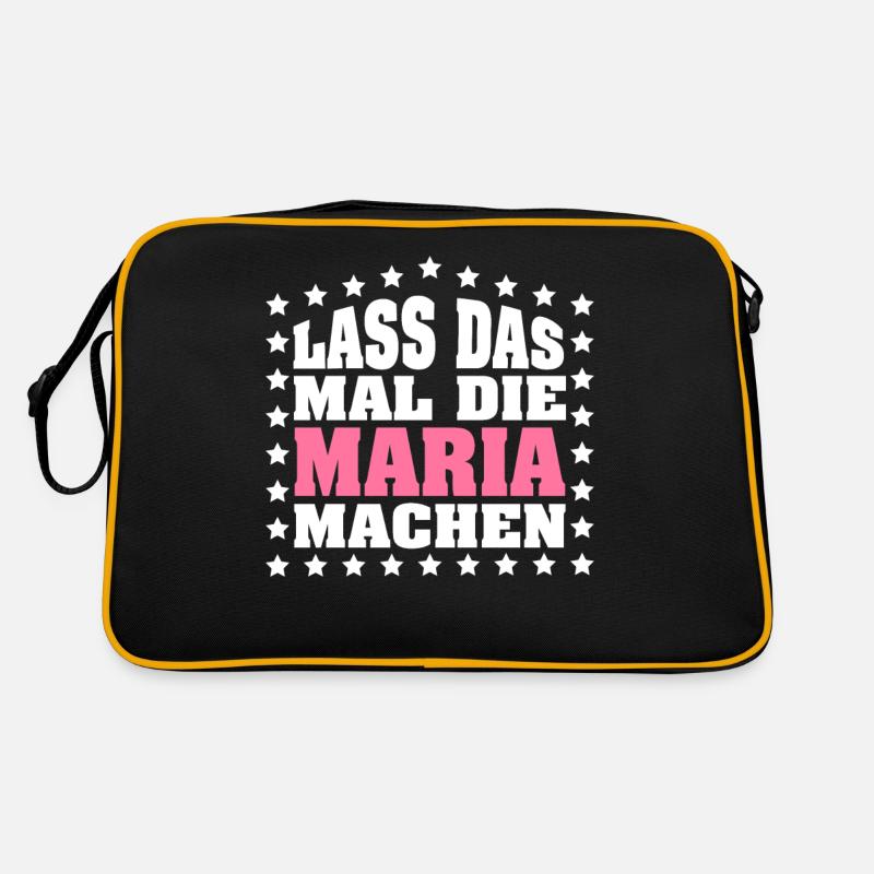 Lass das mal die MARIA machen Vornamen Spruch Retro Tasche