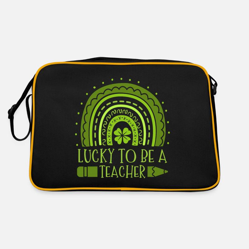 Lucky To Be A Teacher Education St. Patrick’s Sac Retro