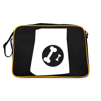 DOG CAT PET - Retro Bag - black/gold - Back