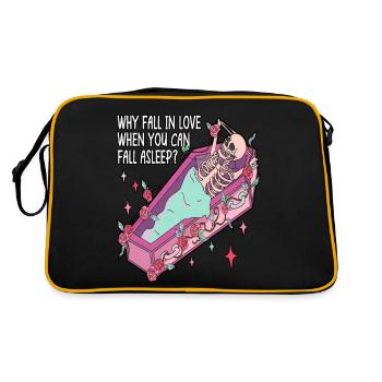 Pourquoi tomber amoureux quand vous anti la Saint-Valentin - Sac Retro - noir/or - Dos