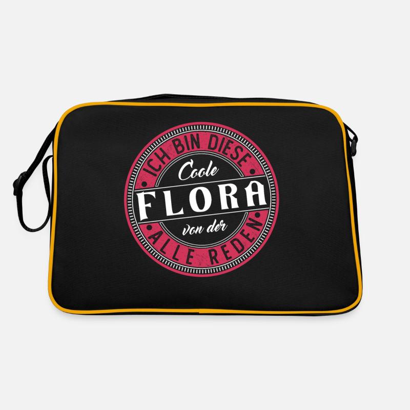 Flora Geschenkidee Geschenk Geburtstag Retro Tasche