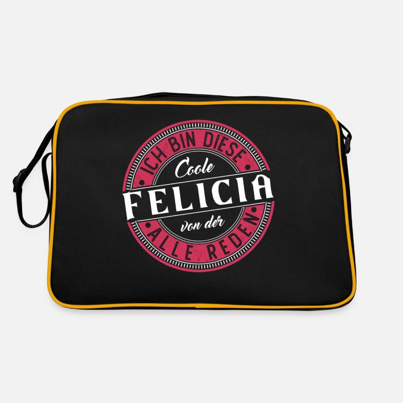 Felicia Geschenkidee Geschenk Geburtstag Retro Tasche