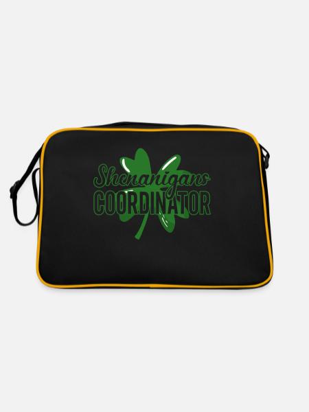 Coordonnatrice de Shenanigan’s de Merry St. Patrick’s - Sac Retro - noir/or - Dos