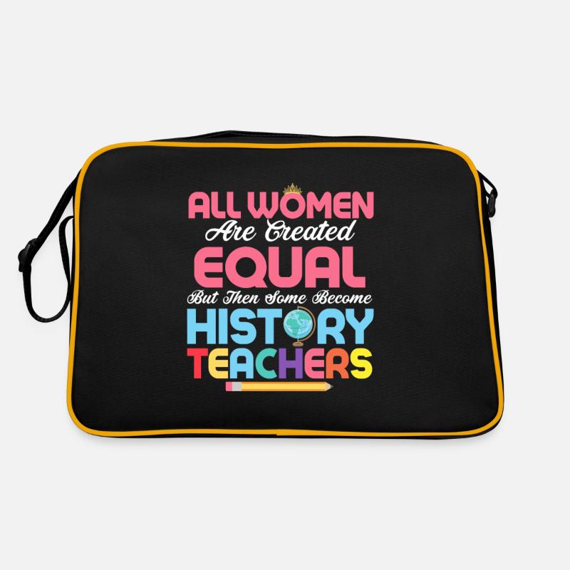 Devenez professeur d’histoire Professeur d’éducation Sac Retro