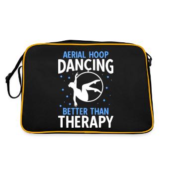 La danse aérienne du cerceau mieux que la thérapie - Sac Retro - noir/or - Dos