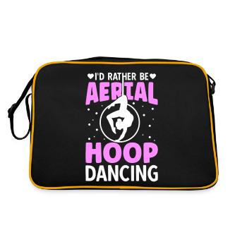 Je préfère danser le cerceau aérien - Sac Retro - noir/or - Dos