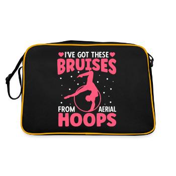 J’ai ces ecchymoses en forme de cerceaux aériens - Sac Retro - noir/or - Dos