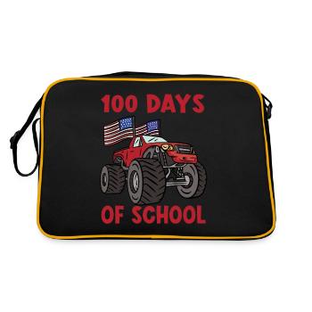 100 jours de Kindergarten Monster Truck - Sac Retro - noir/or - Dos