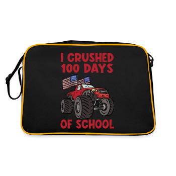 100 jours de Kindergarten Monster Truck - Sac Retro - noir/or - Dos