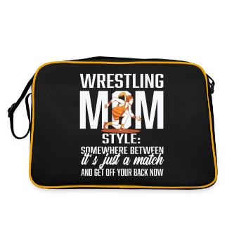 Lutte Mom Style 01 - Sac Retro - noir/or - Dos