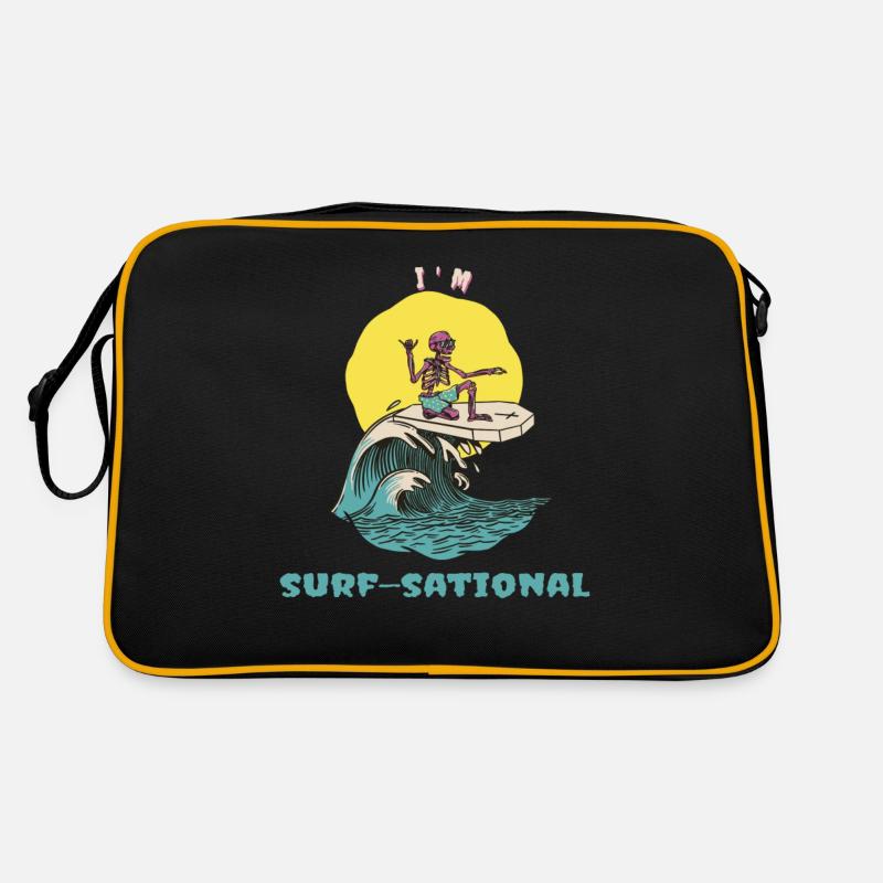 Je suis surf-sational drôle rétro surfeur Sac Retro