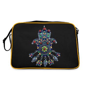 BIJOU KABYLE MAIS DE FATMAAMAZIGH - Sac Retro - noir/or - Dos