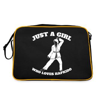 Hapkido Judo Karate Martial Arts Aikido Martial Arts - Retro Bag - black/gold - Back