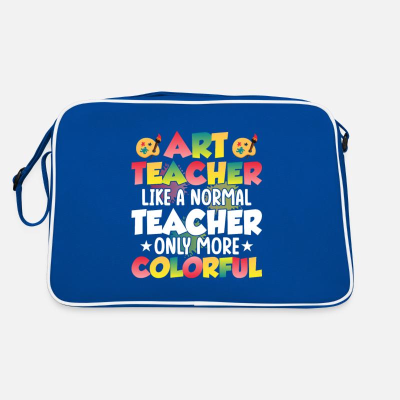 Professeur d’art comme un enseignant normal Formation artistique Sac Retro