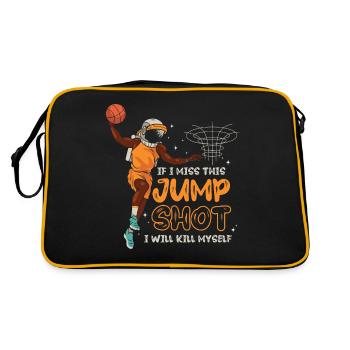 Si je rate cette combinaison, j’apporte - Sac Retro - noir/or - Dos