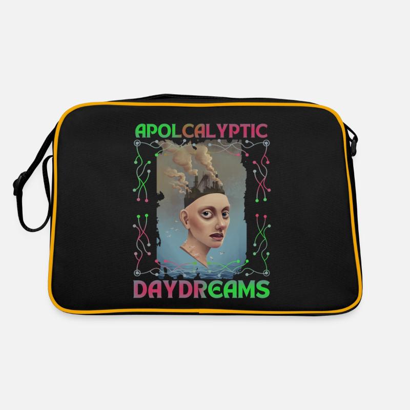 Apokalypse, Umweltschutz, Klimaschutz, Earth-Day Retro Tasche