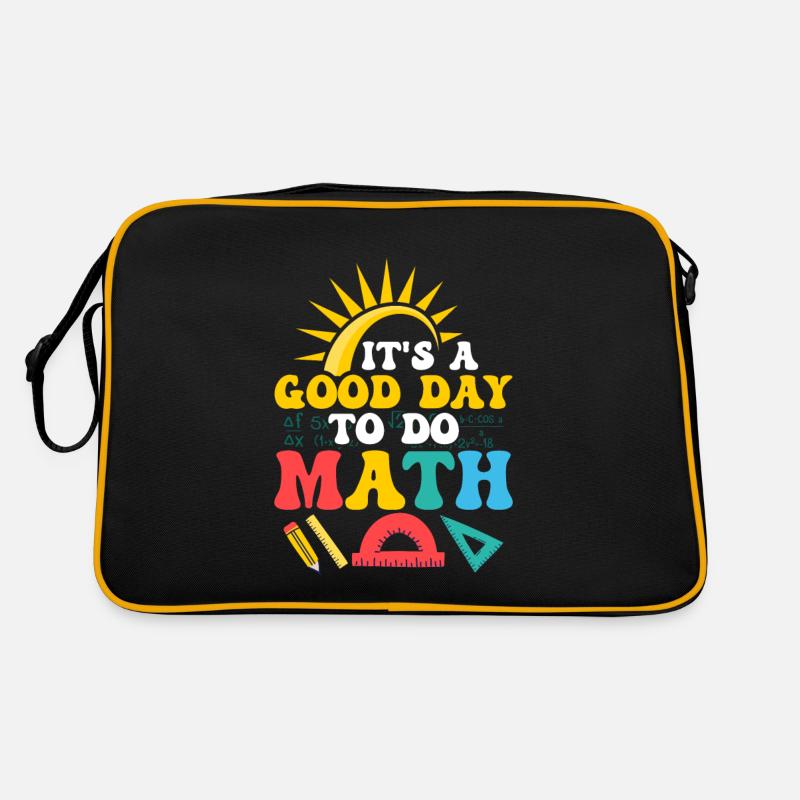 It's A Good Day To Do Math. Education Teacher Retro Tasche